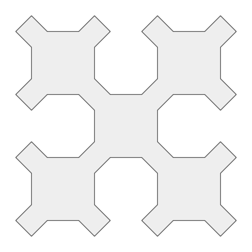 Sierpiński curve order 2