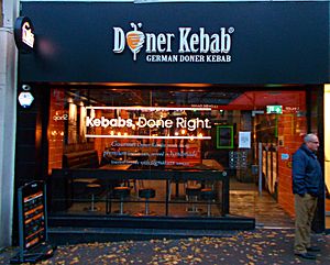 Sutton High Street, Sutton, London, German Doner Kebab.jpg