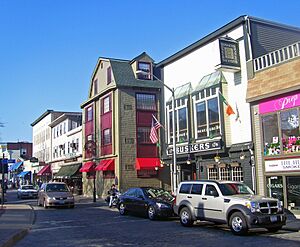 Thames and Mary streets, Newport, RI