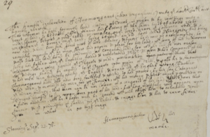 The declaration of Harman Garret unto the honored General Court , Harman Garrett’s petition, 1676 to the Massachusetts General Court, October 1676