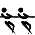 Tug of war pictogram