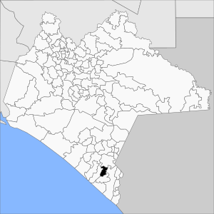Municipality of Tuzantán in Chiapas