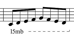 Two octaves down