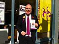 UKIP campaigning in Newport High Street