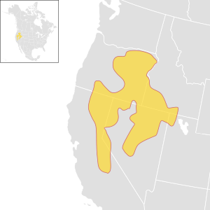 Distribution of the Belding's ground squirrel