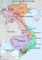 Vietnam war 1957 to 1960 map english