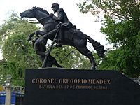 Villahermosa Monumento a Gregorio Méndez