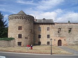Vista del castillo de Villafranca del Bierzo