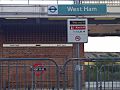 West Ham Station Signage
