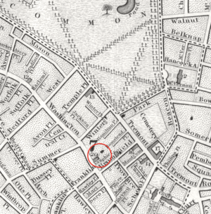1844 MarlboroHotel map Boston BPL 10941 detail