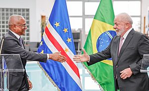 19.07.2023 - Encontro com o Presidente da República de Cabo Verde, José Maria Neves - 53061692446