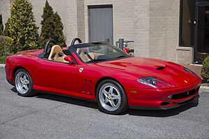 2001 Ferrari 550 Barchetta no 135, front right side