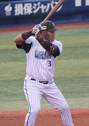 20120318 Alexander Ramon Ramirez, outfielder of the of the Yokohama DeNA BayStars,at Yokohama Stadium