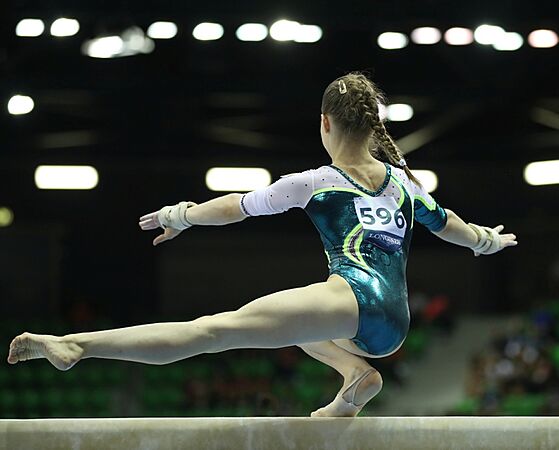 2019-06-30 1st FIG Artistic Gymnastics JWCH Women's Apparatus finals Balance beam (Martin Rulsch) 322