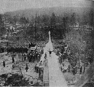 Anders Haugen jump at January 1926 Grand Beach Michigan meet