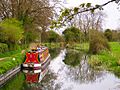 Basingstoke canal boat