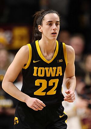 Clark with Iowa