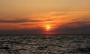 Sunset on the Cape May Peninsula at Sunset Beach