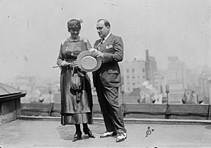 Caruso and wife