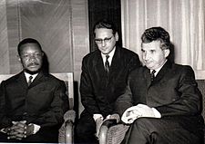 Ceausescu with Bokassa 3