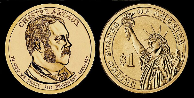Chester A. Arthur, Presidential Dollar