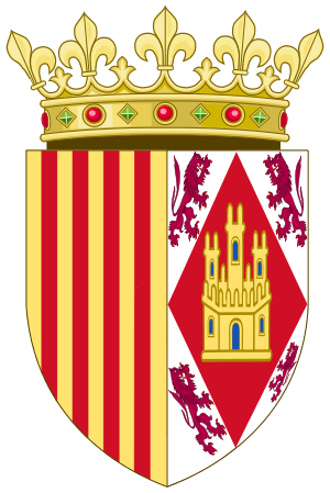 Coat of Arms of Eleanor of Alburquerque, Queen of Aragon