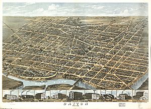 Dayton, Ohio 1870. LOC 73694508