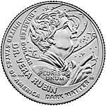 Design of U S quarter featuring Dr Vera C Rubin (rubin-2025-americanwomen-quarterscoin-verarubin).jpg