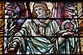 Detail of stained-glass window in the First Presbyterian Church of Pittsburgh