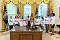 Donald Trump and Melania Trump at the announcement of the First Lady’s Be Best initiative