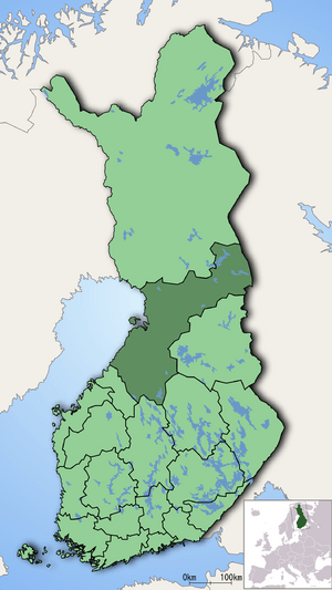 Finland regions Pohjois-Pohjanmaa