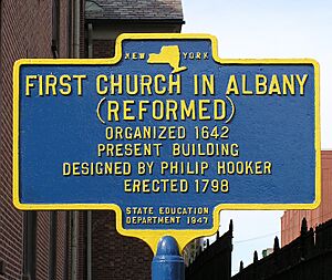First Church in Albany Historical Marker