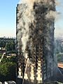 Grenfell Tower fire morning