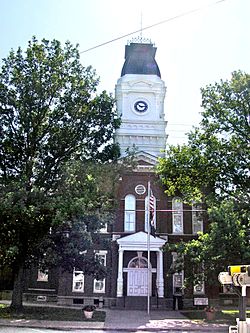 Henry County courthouse in New Castle, Kentucky