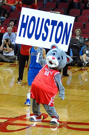Houston rockets mascot