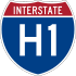 Interstate H-1 marker