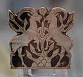 Inlay of two standing goats BM 121529