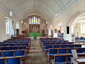 Interior of St John's Church, West Bay, Dorset