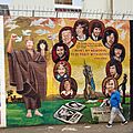 Irish hunger strikers with Frank Stagg, Mural Belfast Irland@20160528
