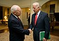 Joe Biden and Dick Cheney at VP residence