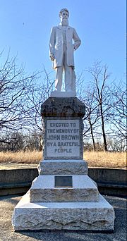 John Brown statue at Quindaro Township