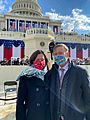 John Hickenlooper at the inauguration of Joe Biden