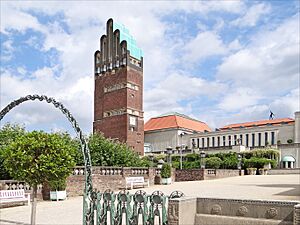 La Mathildenhöhe, colline jugendstil (Darmstadt) (7882270018)