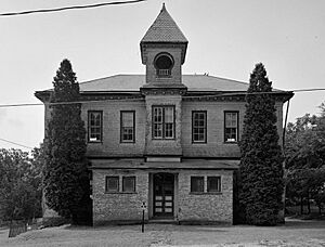 Lavelle Elementary School, front, Main Street, Village of Lavelle, Schuylkill County, Pennsylvania