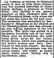 Lesley J. McNair wedding 1905