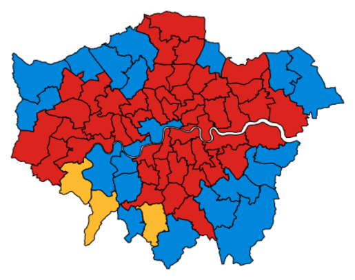 LondonParliamentaryConstituency2017Results