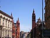 Looking down Corporation St at the courts.jpg