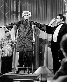 Lucille Ball Orson Welles I Love Lucy 1956