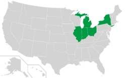 Location of teams in