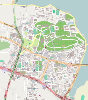 Map of Wuhan University